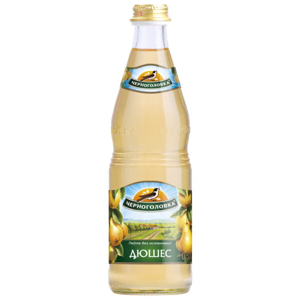 Soft Drink Dyushes, Pear, glass- 1L
