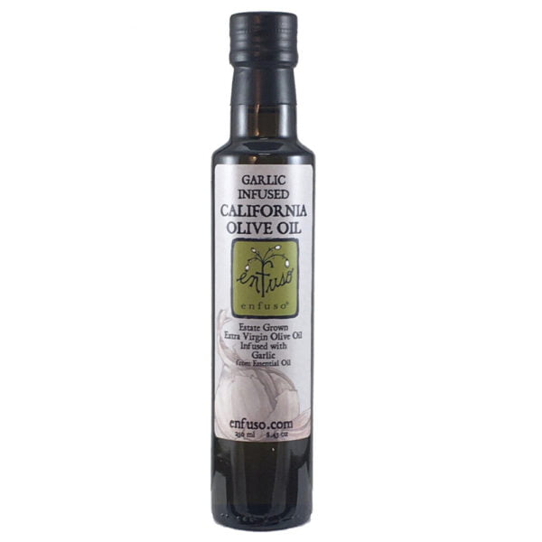 Olive Oil Infused California Extra Virgin, w/Garlic – 250 ml