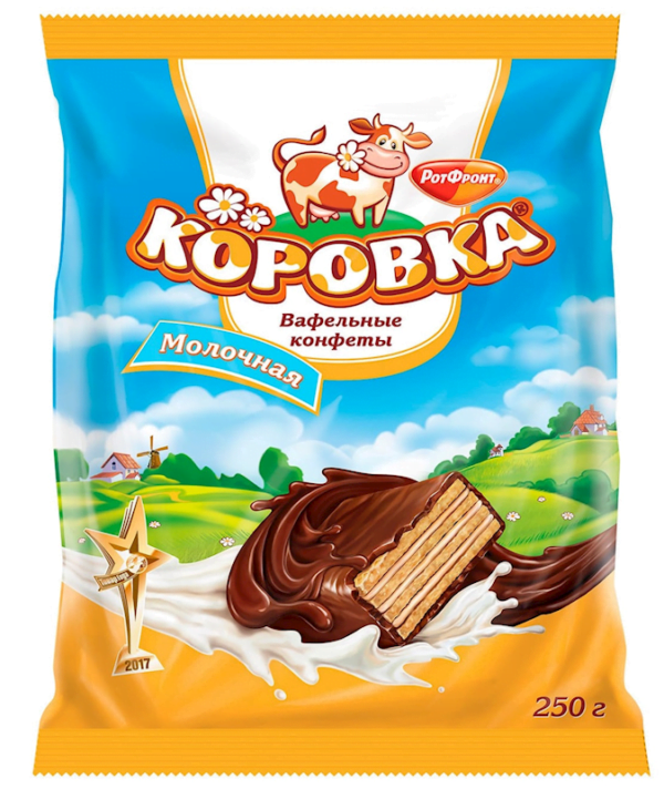 Korovka Wafer Candy Milk Taste (Package) – 250G