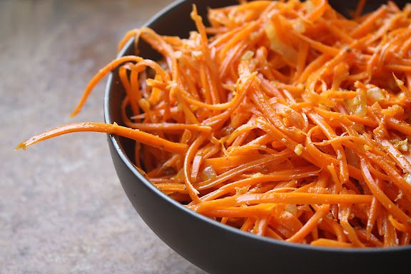 Vegetables Korean carrot Traditional salad, per lb