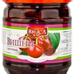 Jam with cherry, Pitted, Tradicii Vkusa – 500g