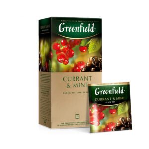 Tea Black Currant & Mint, Greenfield, 25 bags