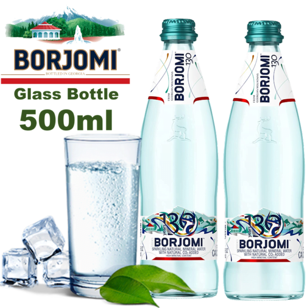 Water Glass Mineral Borjomi 500ml